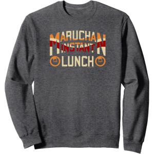 image:imageMaruchan Instant Lunch Varsity Style Font Logo SweatshirtDark Heather Grey