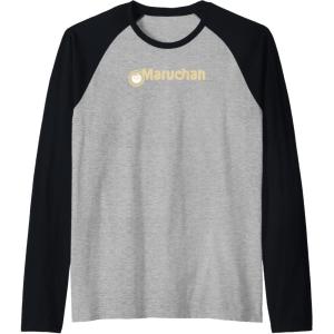 image:imageMaruchan Instant Lunch Vintage Classic Logo Raglan Baseball TeeBlackAthletic Heather