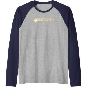 image:imageMaruchan Instant Lunch Vintage Classic Logo Raglan Baseball TeeNavy BlueAthletic Heather
