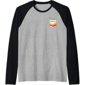 image:imageMaruchan Instant Noodles Faux Pocket Logo Raglan Baseball TeeBlackAthletic Heather
