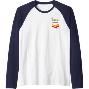 image:imageMaruchan Instant Noodles Faux Pocket Logo Raglan Baseball TeeNavy BlueWhite