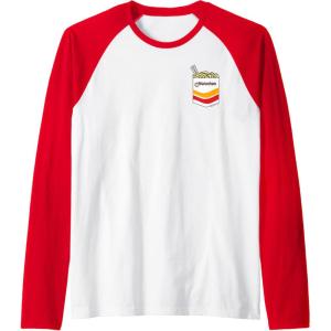 image:imageMaruchan Instant Noodles Faux Pocket Logo Raglan Baseball TeeRedWhite