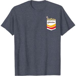 image:imageMaruchan Instant Noodles Faux Pocket Logo TShirtHeather Blue