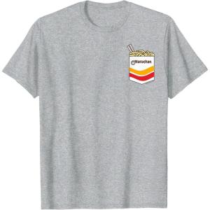 image:imageMaruchan Instant Noodles Faux Pocket Logo TShirtHeather Grey