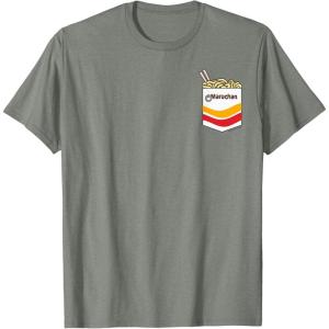 image:imageMaruchan Instant Noodles Faux Pocket Logo TShirtOlive Heather