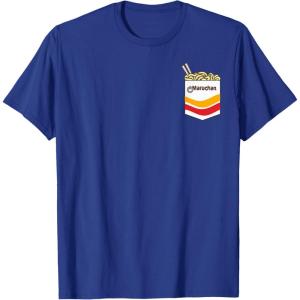image:imageMaruchan Instant Noodles Faux Pocket Logo TShirtRoyal Blue