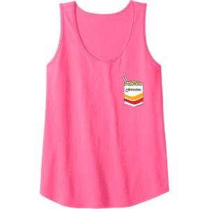 image:imageMaruchan Instant Noodles Faux Pocket Logo Tank TopNeon Pink