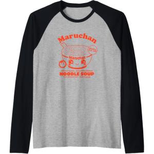 image:imageMaruchan Instant Ramen Instant Happiness Kawaii Bowl Logo Raglan Baseball TeeBlackAthletic Heather