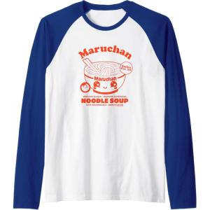 image:imageMaruchan Instant Ramen Instant Happiness Kawaii Bowl Logo Raglan Baseball TeeRoyal BlueWhite