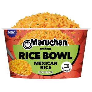 image:imageMaruchan Instant Rice Bowl Mexican Flavor  Microwavable Quick amp Easy Side Dish or Meal for Kids Students and Busy Families  402 Oz 6 PackMexican