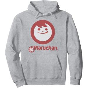 image:imageMaruchan Instant Smile Big Face Logo Pullover HoodieHeather Grey