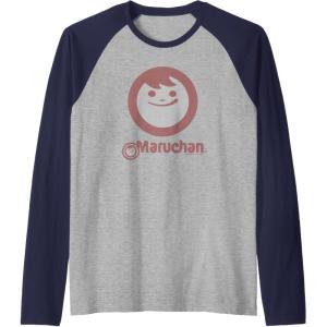 image:imageMaruchan Instant Smile Big Face Logo Raglan Baseball TeeNavy BlueAthletic Heather