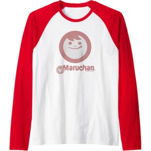 image:imageMaruchan Instant Smile Big Face Logo Raglan Baseball TeeRedWhite