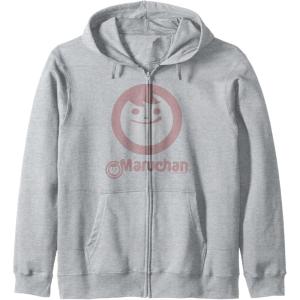 image:imageMaruchan Instant Smile Big Face Logo Zip HoodieHeather Grey
