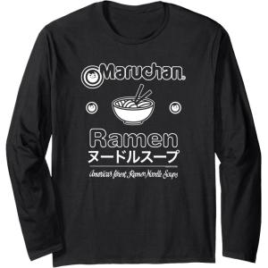 image:imageMaruchan Katakana Americans Finest Ramen Noodle Soup Long Sleeve TShirtBlack