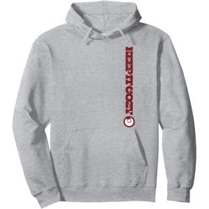 image:imageMaruchan Keep It Cozy Vertical Text Logo Pullover HoodieHeather Grey
