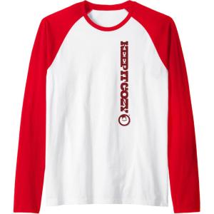 image:imageMaruchan Keep It Cozy Vertical Text Logo Raglan Baseball TeeRedWhite