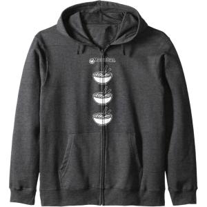 image:imageMaruchan Multi Ramen Bowl Iconic Logo Zip HoodieDark Heather Grey