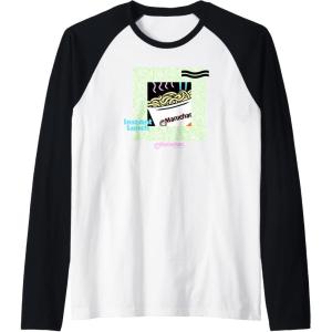 image:imageMaruchan Noodle Cup Instant Lunch Poster Raglan Baseball TeeBlackWhite