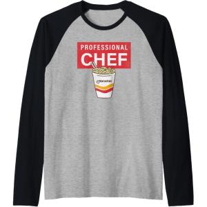 image:imageMaruchan Professional Ramen Noodle Chef Raglan Baseball TeeBlackAthletic Heather