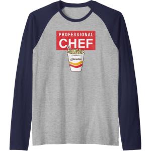 image:imageMaruchan Professional Ramen Noodle Chef Raglan Baseball TeeNavy BlueAthletic Heather
