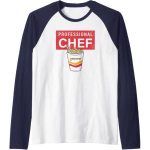 image:imageMaruchan Professional Ramen Noodle Chef Raglan Baseball TeeNavy BlueWhite