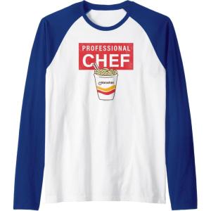 image:imageMaruchan Professional Ramen Noodle Chef Raglan Baseball TeeRoyal BlueWhite