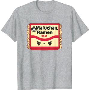 image:imageMaruchan Ramen Beef Flavor Angry Kawaii Package TShirtHeather Grey