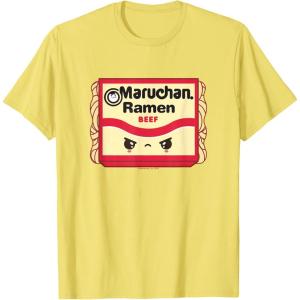 image:imageMaruchan Ramen Beef Flavor Angry Kawaii Package TShirtLemon Yellow
