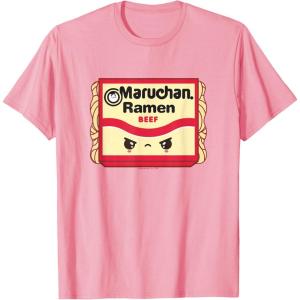 image:imageMaruchan Ramen Beef Flavor Angry Kawaii Package TShirtPink