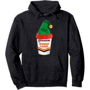 image:imageMaruchan Ramen Cup Christmas Elf Hat Pullover HoodieBlack
