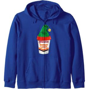 image:imageMaruchan Ramen Cup Christmas Elf Hat Zip HoodieRoyal Blue