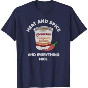 image:imageMaruchan Ramen Cup Heat And Spice Food Quote TShirtNavy Blue
