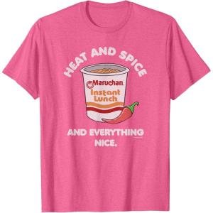 image:imageMaruchan Ramen Cup Heat And Spice Food Quote TShirtPink Heather