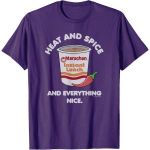 image:imageMaruchan Ramen Cup Heat And Spice Food Quote TShirtPurple