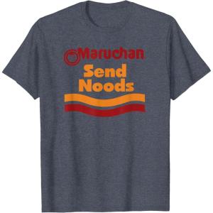 image:imageMaruchan Ramen Cup Send Noods Logo TShirtHeather Blue