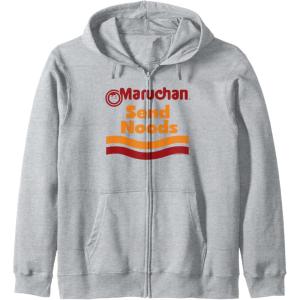image:imageMaruchan Ramen Cup Send Noods Logo Zip HoodieHeather Grey