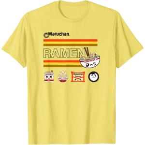 image:imageMaruchan Ramen Cute Anime Faces Logo TShirtLemon Yellow