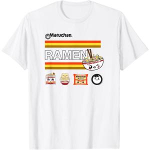 image:imageMaruchan Ramen Cute Anime Faces Logo TShirtWhite