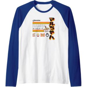 image:imageMaruchan Ramen Cute Anime Faces Poster Raglan Baseball TeeRoyal BlueWhite