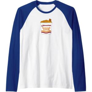 image:imageMaruchan Ramen Noodle Cup With Chop Sticks Raglan Baseball TeeRoyal BlueWhite