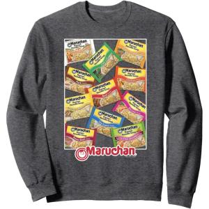 image:imageMaruchan Ramen Noodle Flavor Profiles Poster SweatshirtDark Heather Grey