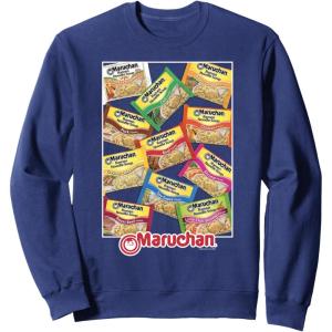 image:imageMaruchan Ramen Noodle Flavor Profiles Poster SweatshirtNavy Blue