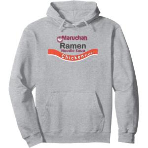 image:imageMaruchan Ramen Noodle Soup Chicken Flavor Logo Pullover HoodieHeather Grey