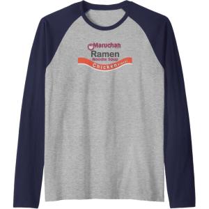 image:imageMaruchan Ramen Noodle Soup Chicken Flavor Logo Raglan Baseball TeeNavy BlueAthletic Heather