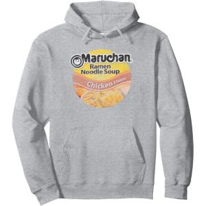 image:imageMaruchan Ramen Noodle Soup Chicken Flavor Vintage Logo Pullover HoodieHeather Grey