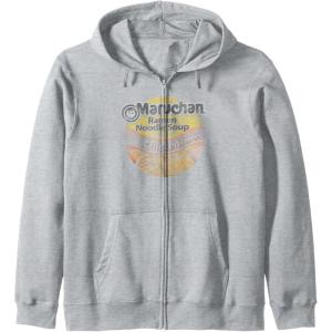 image:imageMaruchan Ramen Noodle Soup Chicken Flavor Vintage Logo Zip HoodieHeather Grey