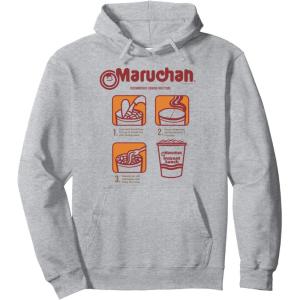 image:imageMaruchan Recommended Cooking Directions Poster Pullover HoodieHeather Grey