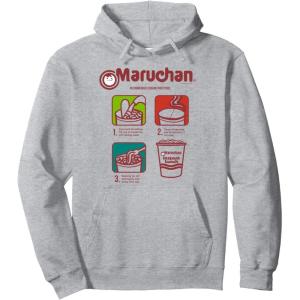 image:imageMaruchan Recommended Cooking Directions Symbols Pullover HoodieHeather Grey