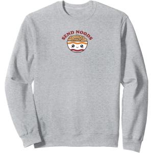 image:imageMaruchan Send Noods Ramen Bowl Face SweatshirtHeather Grey